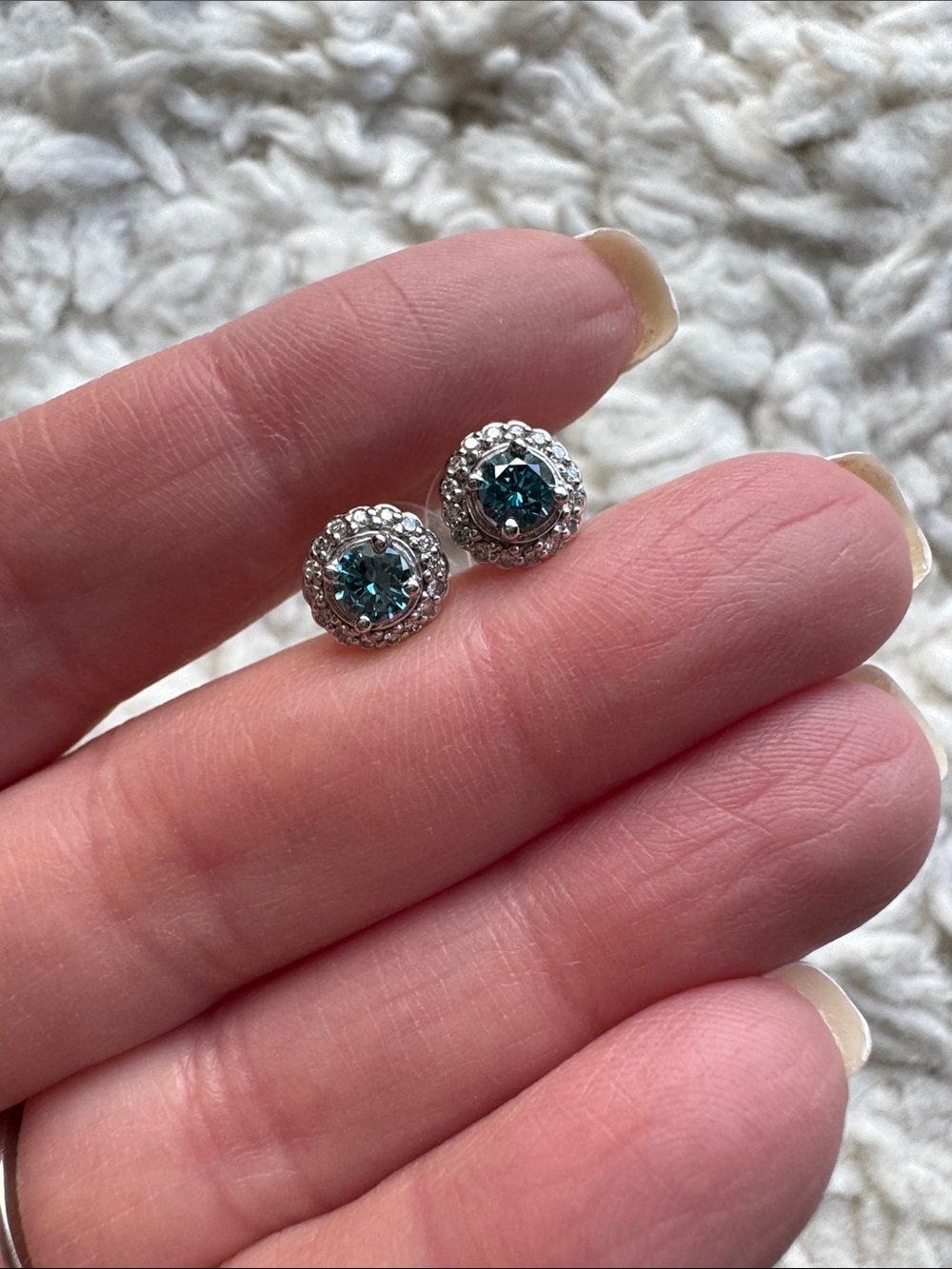 14K .72 Cttw Diamond‎ Earrings